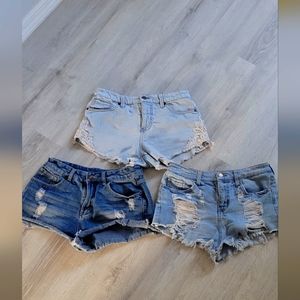 HIGH WAISTED DENIM SHORTS BUNDLE